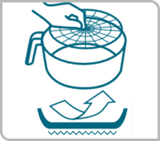 CESTA INNOVADORA Y ANTIADHERENTE